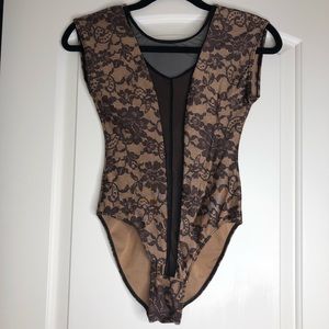 American Apparel Mesh Bodysuit